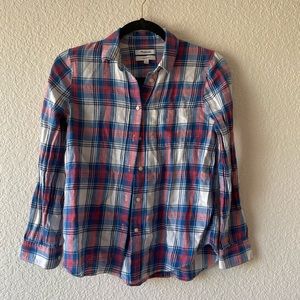 Madewell Shrunken Plaid Shirt